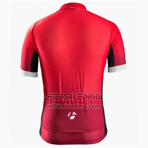 2016 Fietskleding Trek Bontrager Rood en Zwart Korte Mouwen en Koersbroek